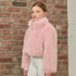 CROP FAUX JACKET