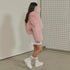 CROP FAUX JACKET