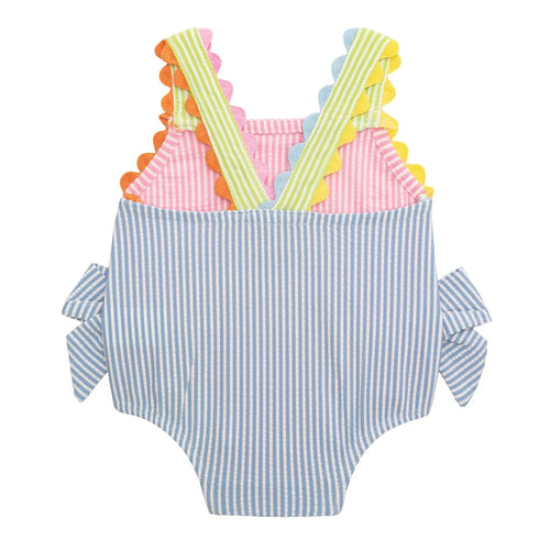 SEERSUCKER SWIMSUIT