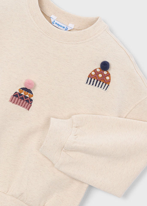 POMPOM SWEATSHIRT