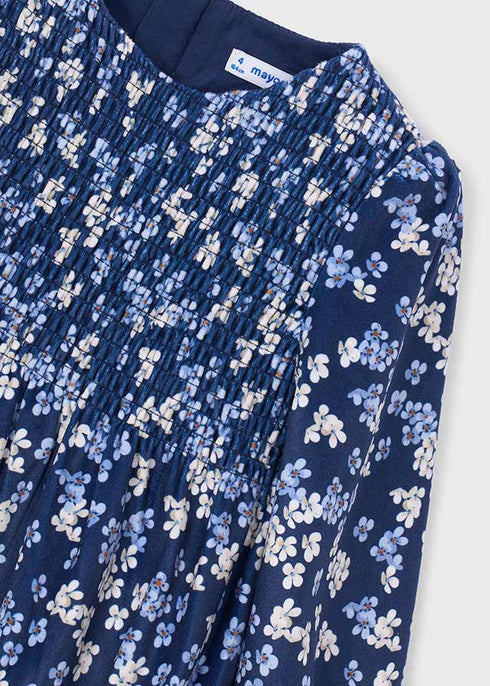 FLORAL SMOCK DRESS