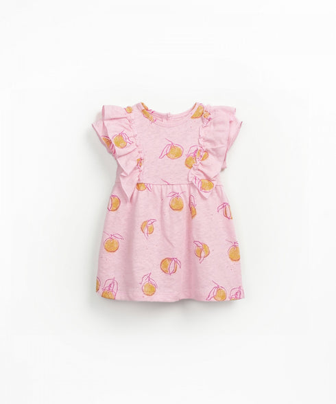 RUFFLE JERSEY DRESS