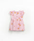 RUFFLE JERSEY DRESS