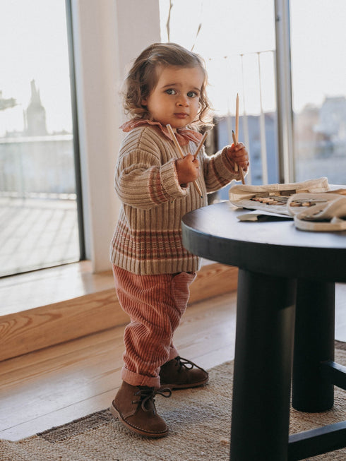 CORD HEART PANT
