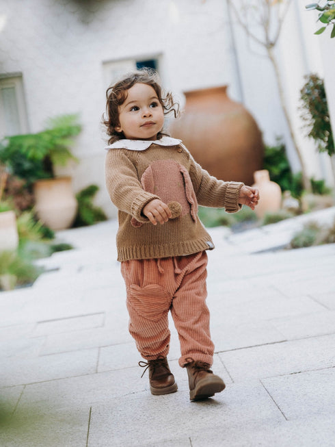 CORD HEART PANT