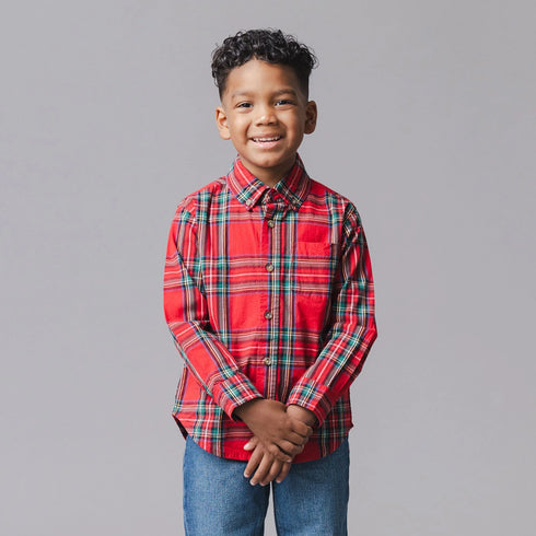 HOLIDAY PLAID SHIRT