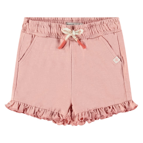 KNIT RUFFLE SHORT