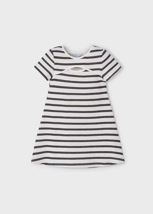 STRIPE KNIT DRESS