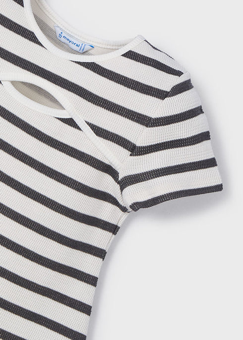 STRIPE KNIT DRESS