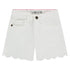 SCALLOP DENIM SHORT