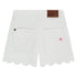 SCALLOP DENIM SHORT