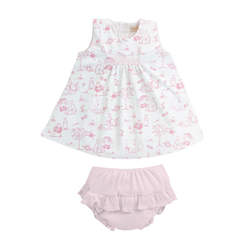 SMOCKED DRESS