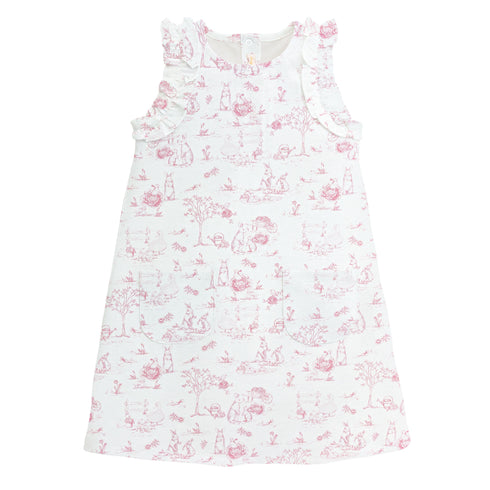RUFFLE TOILE DRESS