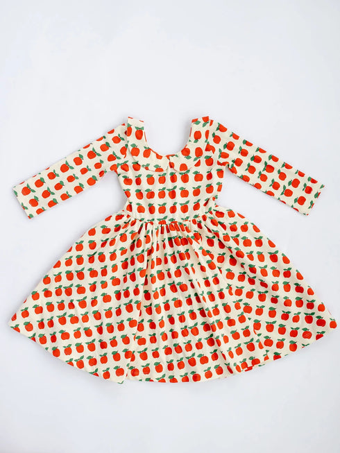 COLLAR TWIRL DRESS