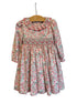 L/S SMOCKED DRESS