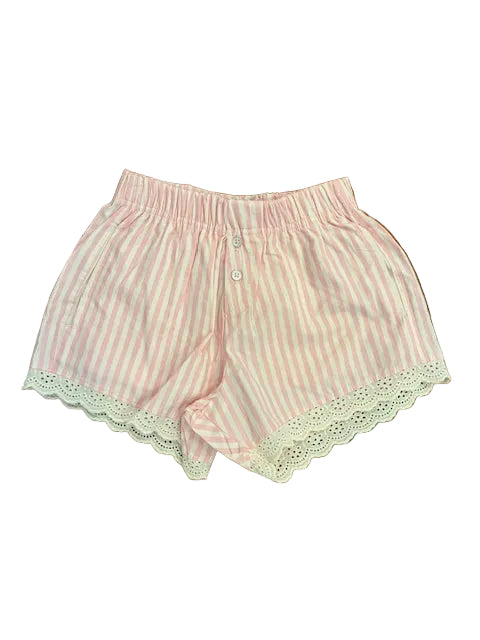 STRIPE/LACE SHORT