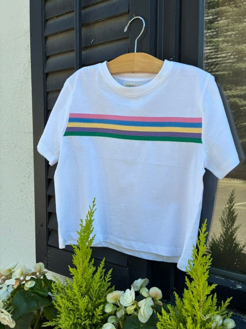 MULTI STRPE TEE
