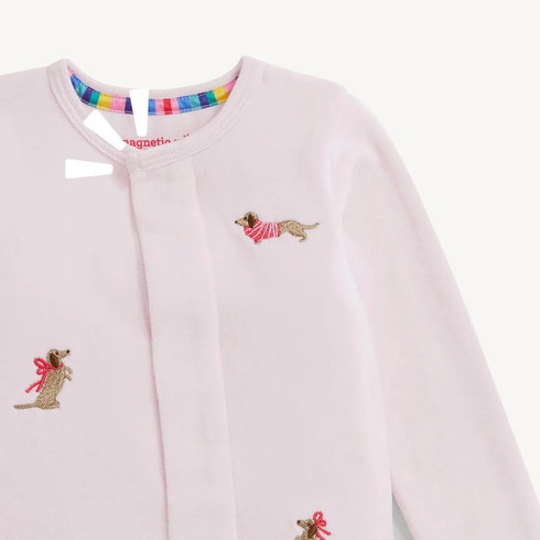 MAGNETIC VELOUR FOOTIE