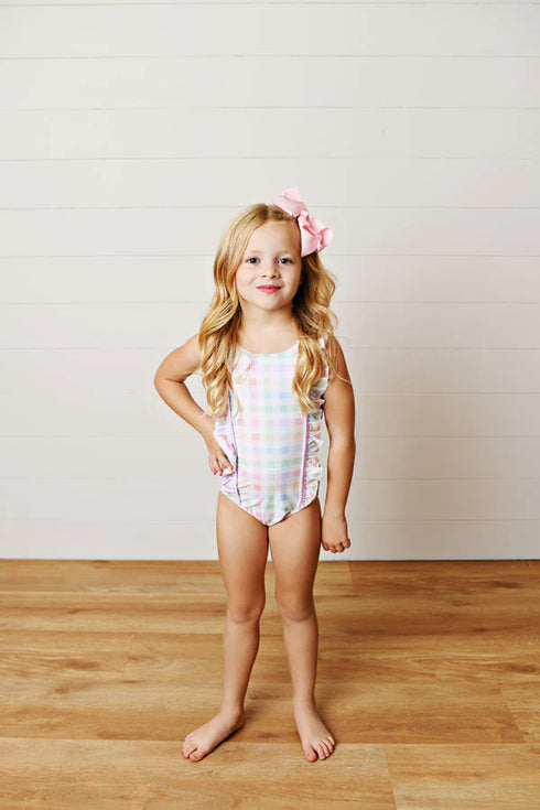 GINGHAM SWIMSUIT