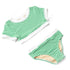2PC RIB SWIMSUIT