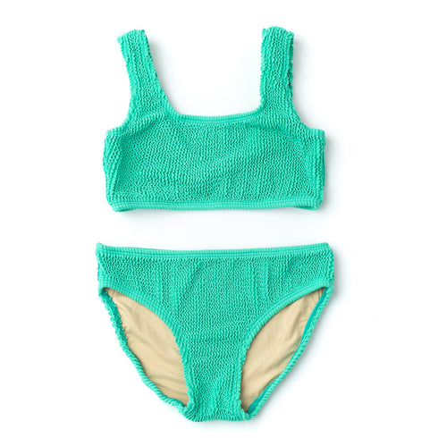 2PC CRINKLE SWIMSUIT