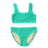 2PC CRINKLE SWIMSUIT