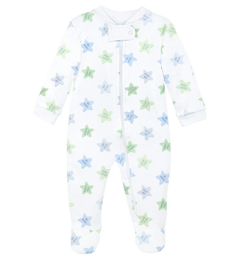 STARS ZIP FOOTIE
