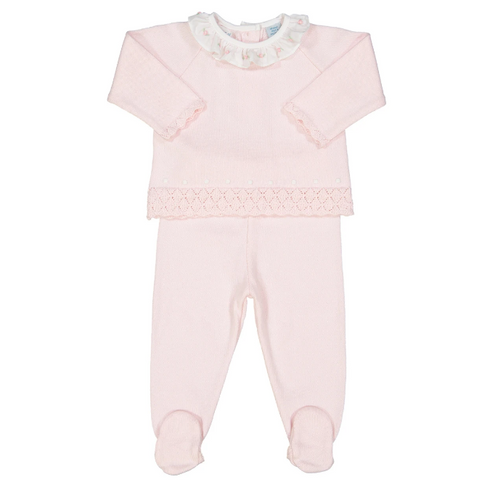 2PC KNIT ROSEBUD