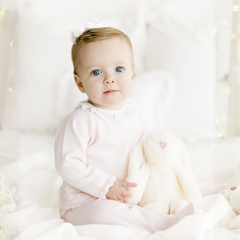 2PC KNIT ROSEBUD