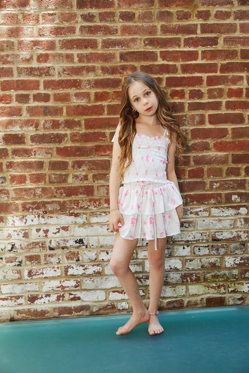 TIERED SKORT