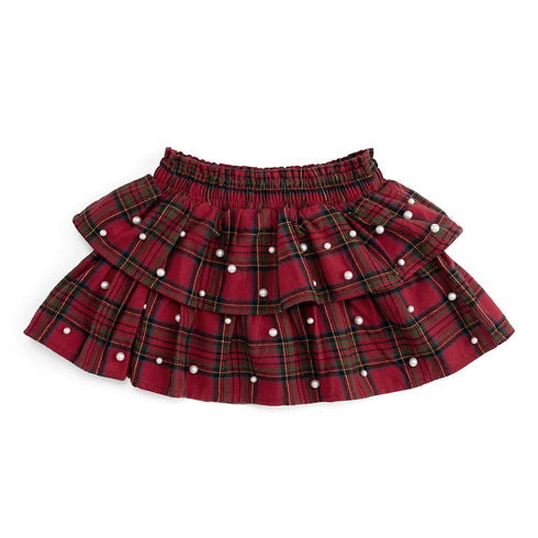 TARTAN PEARL SKIRT
