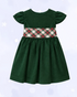 PINCORD WITH PLAID SASH