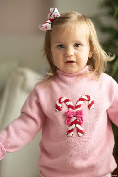 CANDY CANE ROLLNECK