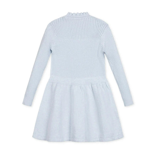 RUFFLE KNIT DRESS