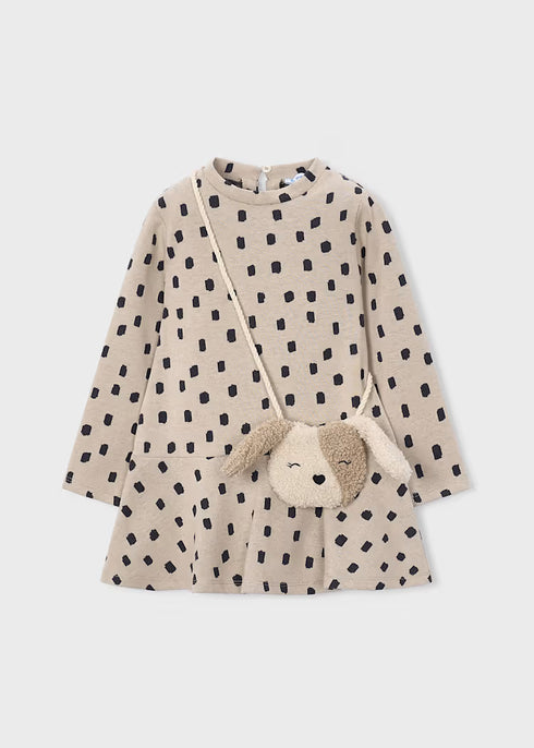 KNIT DRESS W/ PURSE