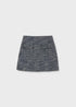 TWEED KNIT SKIRT