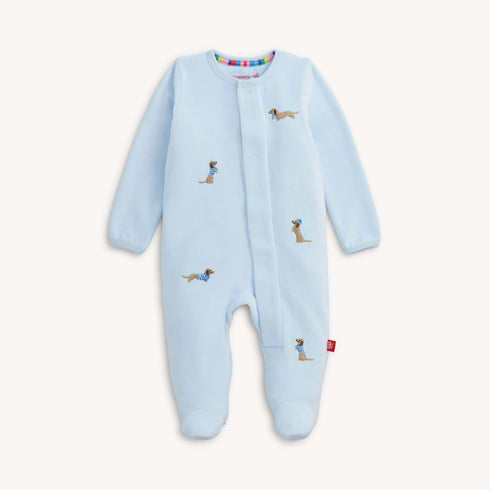 MAGNETIC VELOUR FOOTIE