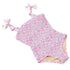 SMOCKED SWIMSUIT