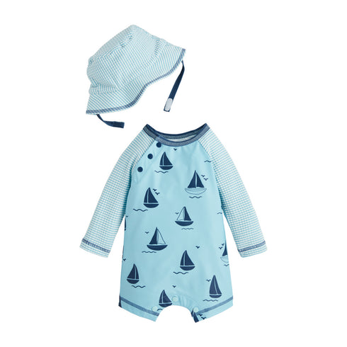 L/S SUNSWIM/HAT